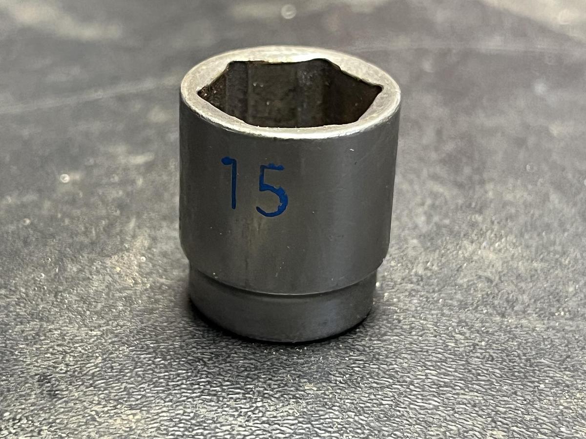 Used MATCO Tools USA A15MS8 15MM Metric 3/8" Dr.  Socket