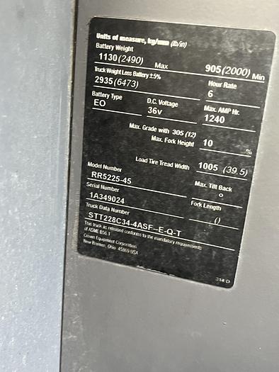 Used Crown RR 5225-45