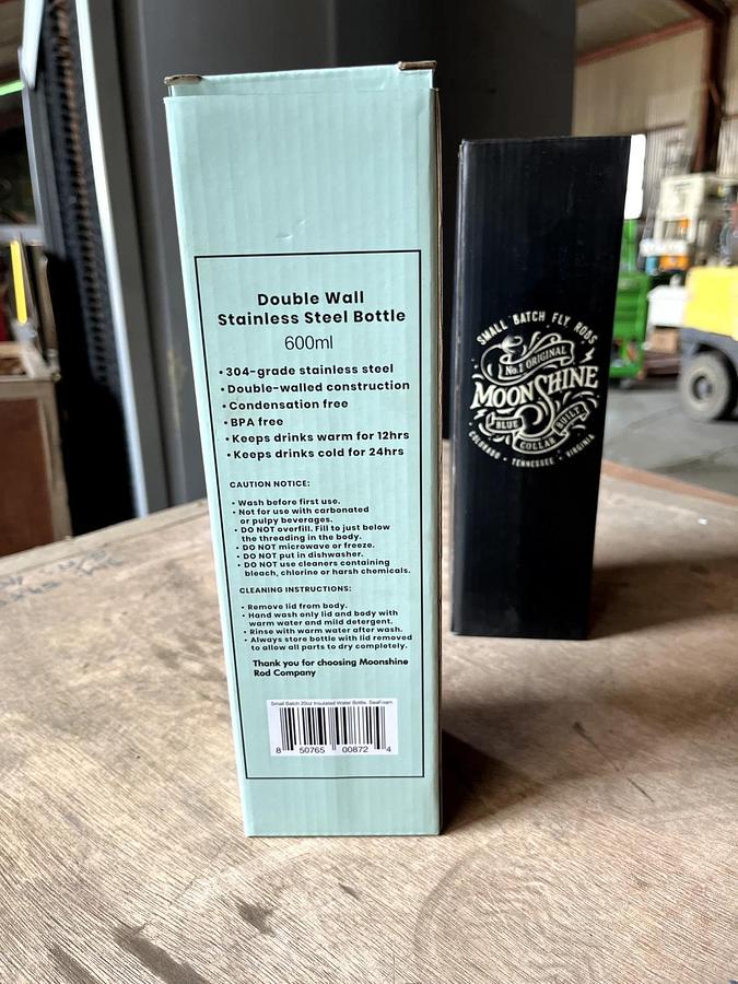 Used Moonshine Rod Company 20 oz Canteen SeaFoam