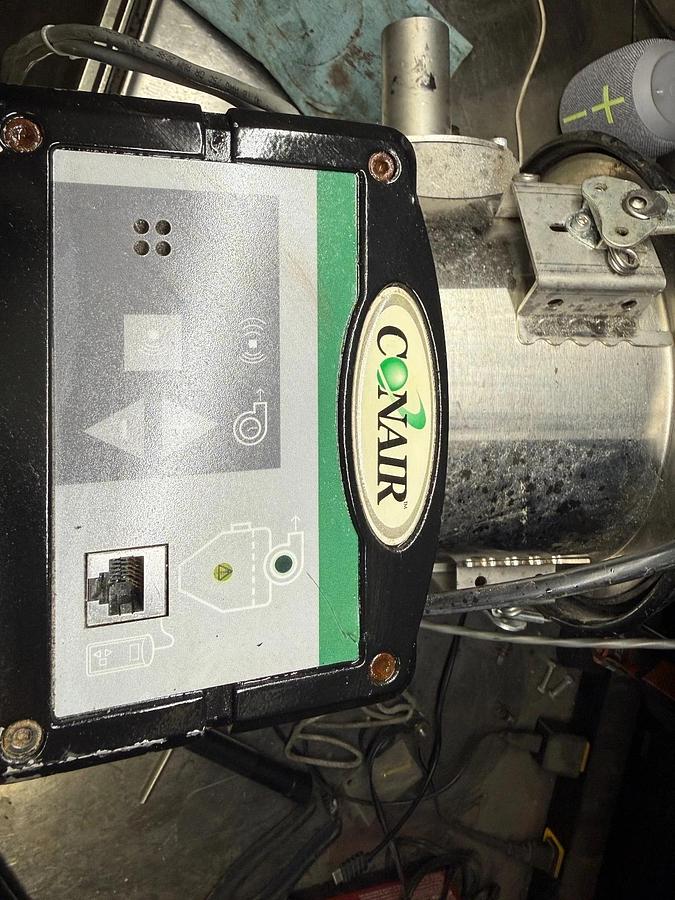 Used Conair Material Hopper With Vaccum Motor. Model AL 2 With Loader Control