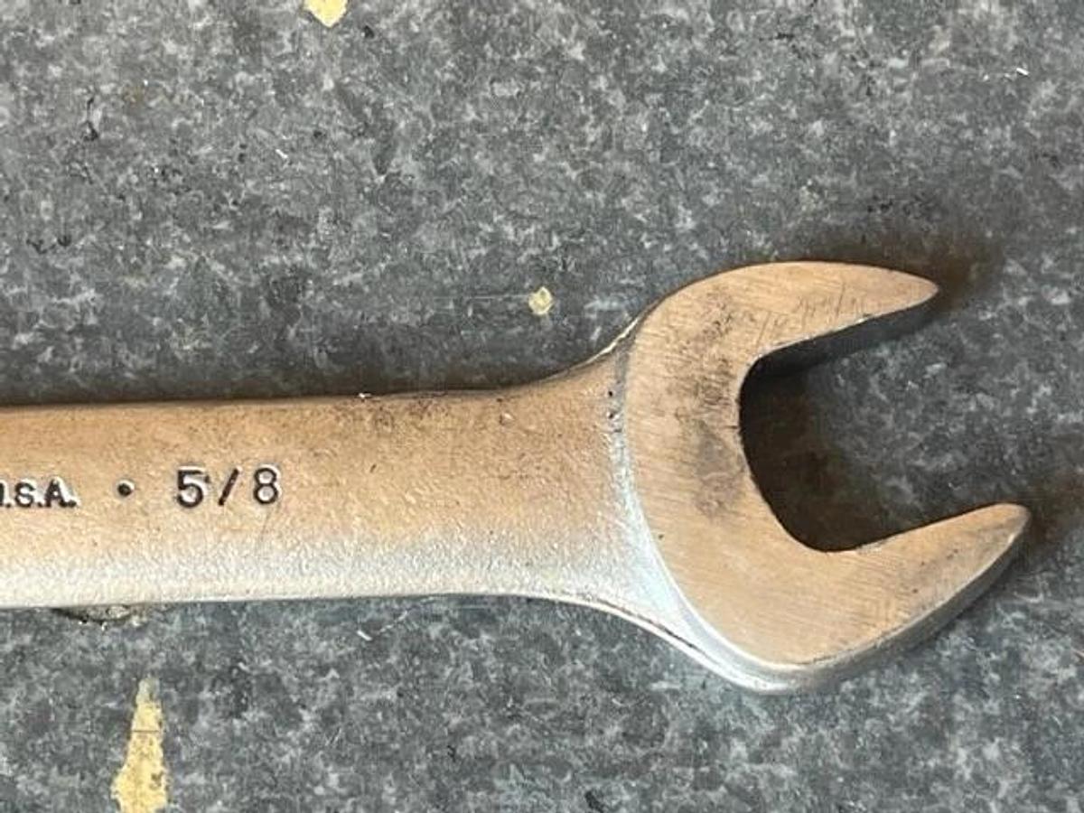 Used Challenger by Proto  5/8-3/4”Double Open End Wrench Made In USA