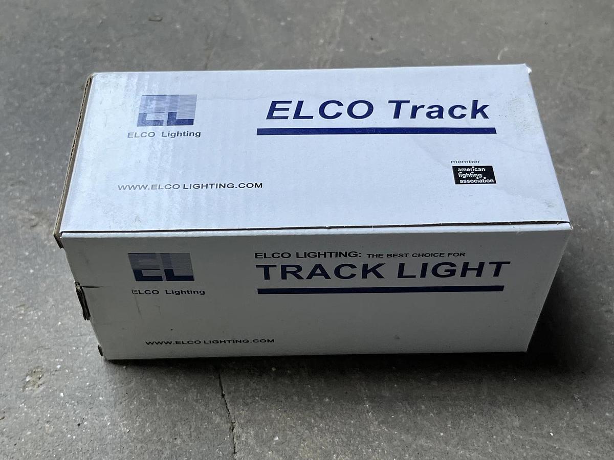 Used Elco ET1628W Garda 1-Light 5" High Track Head for H-Track Systems -N