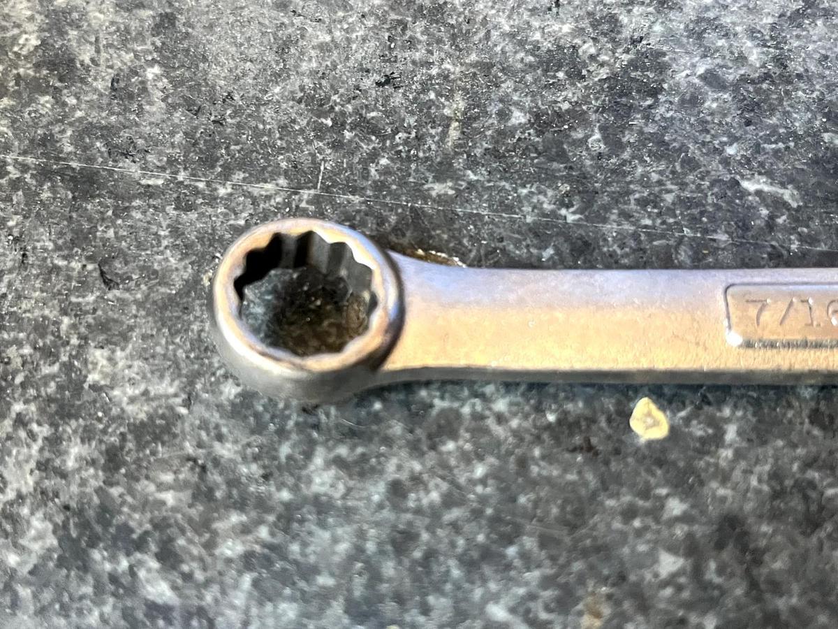 Used Craftsman 7/16in. Combination Wrench VA 44694 Made in USA,  6" long 12 Point