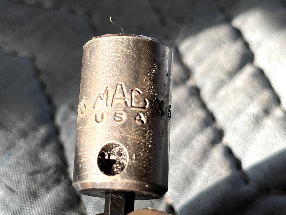 Used MAC Tools USA 3/8" Drive, 3/16" SAE Hex Bit Chrome Socket Driver X66D