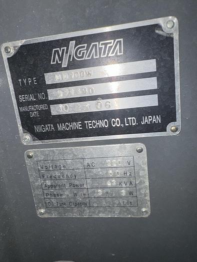 Used 2006 Nigata MD200Wi6.5