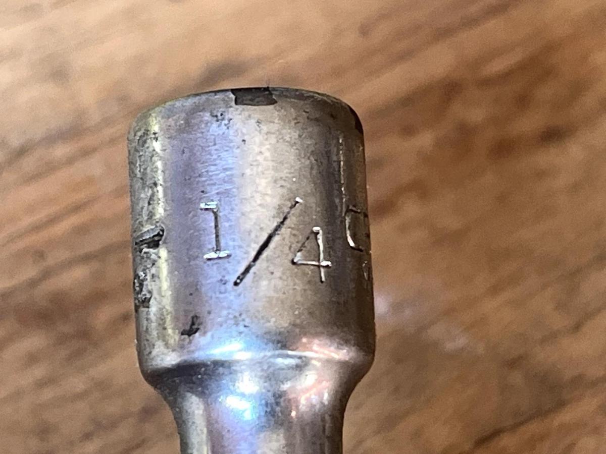 Used *Craftsman* -EE- Series 1/4" Drive Extension 43531 - 6" Long - Made in U.S.A.