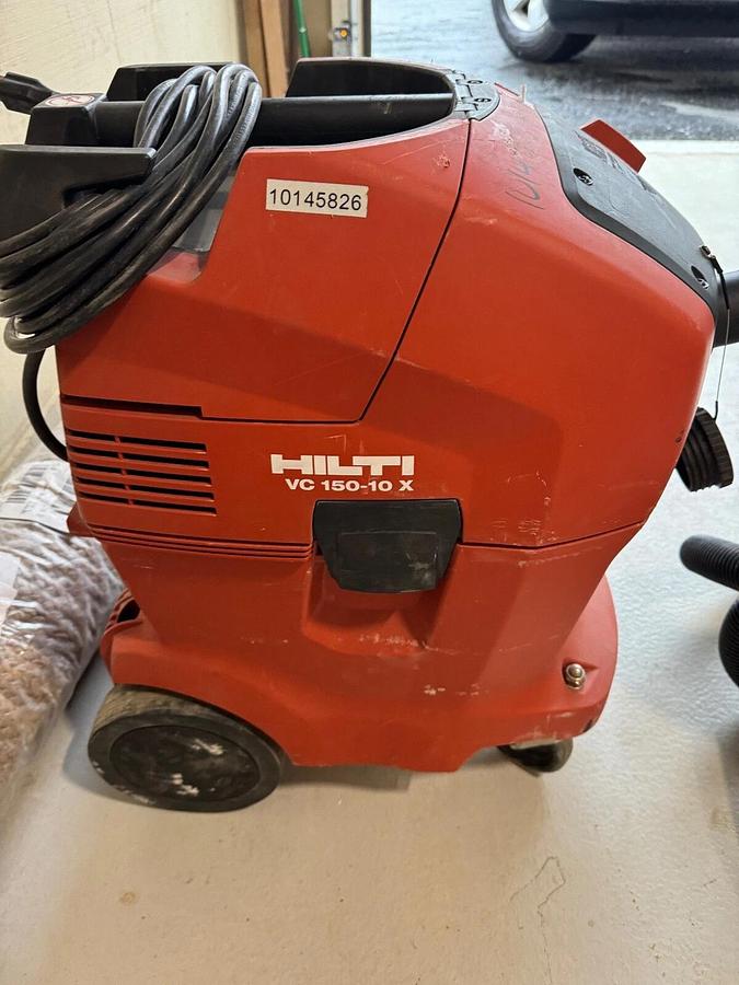 Used (1) Hilti VC 150-10 X Universal Wet / Dry Construction Vacuum Cleaner 120V
