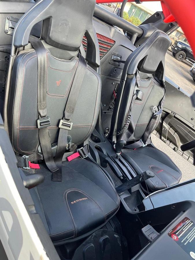 2024 Segway Powersports Villain SX10 S White Red Used 30 hours 80 Miles