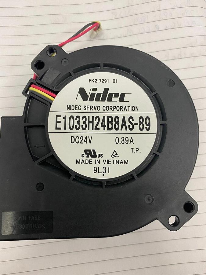 Used NIDEC SERVO E1033H24B8AS-89 DC24V. 0.39A NEW