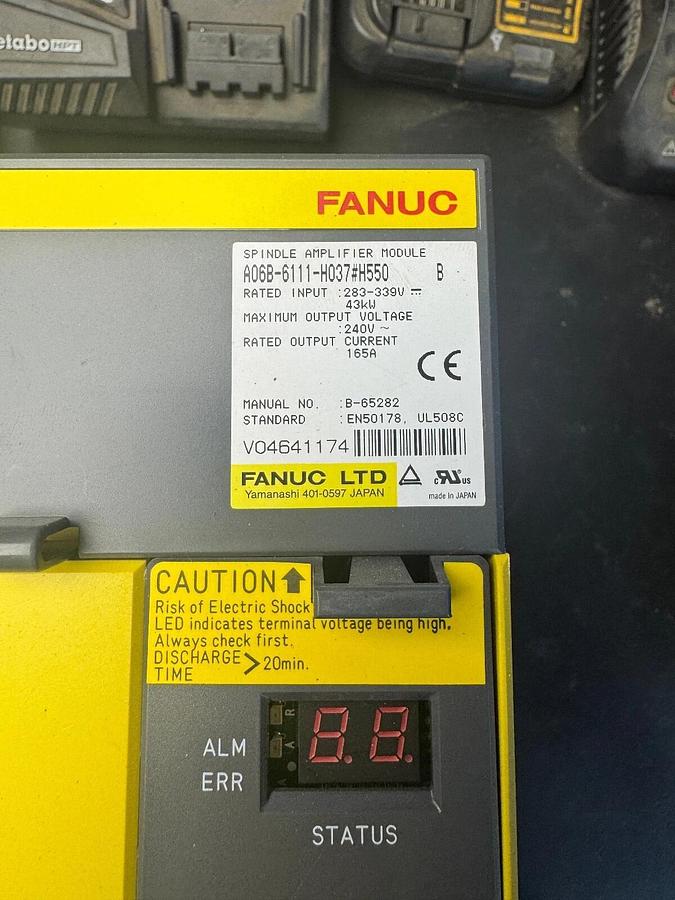 Used A06B-6111-H037 #H550 FANUC Spindle Amplifier
