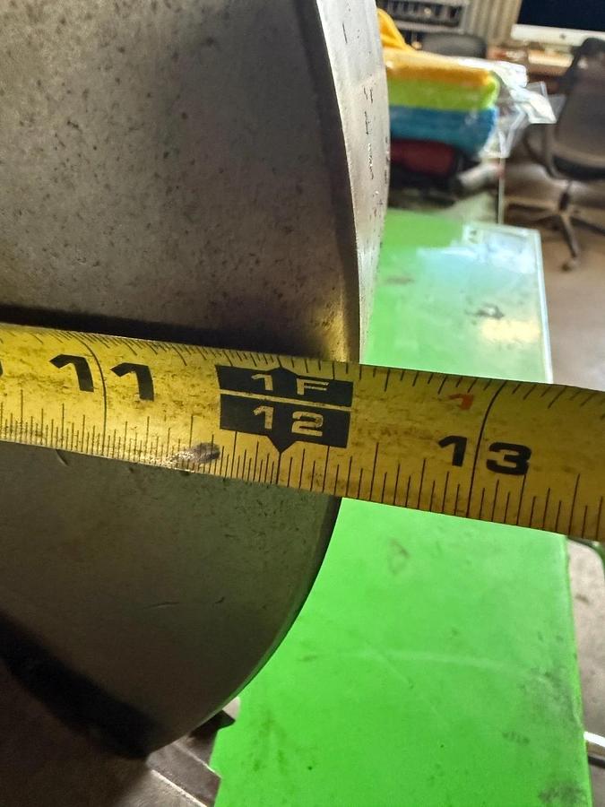 Used Bison Lathe Chuck 4-Jaw Self Centering Chuck  12.5" Diameter 1028 00