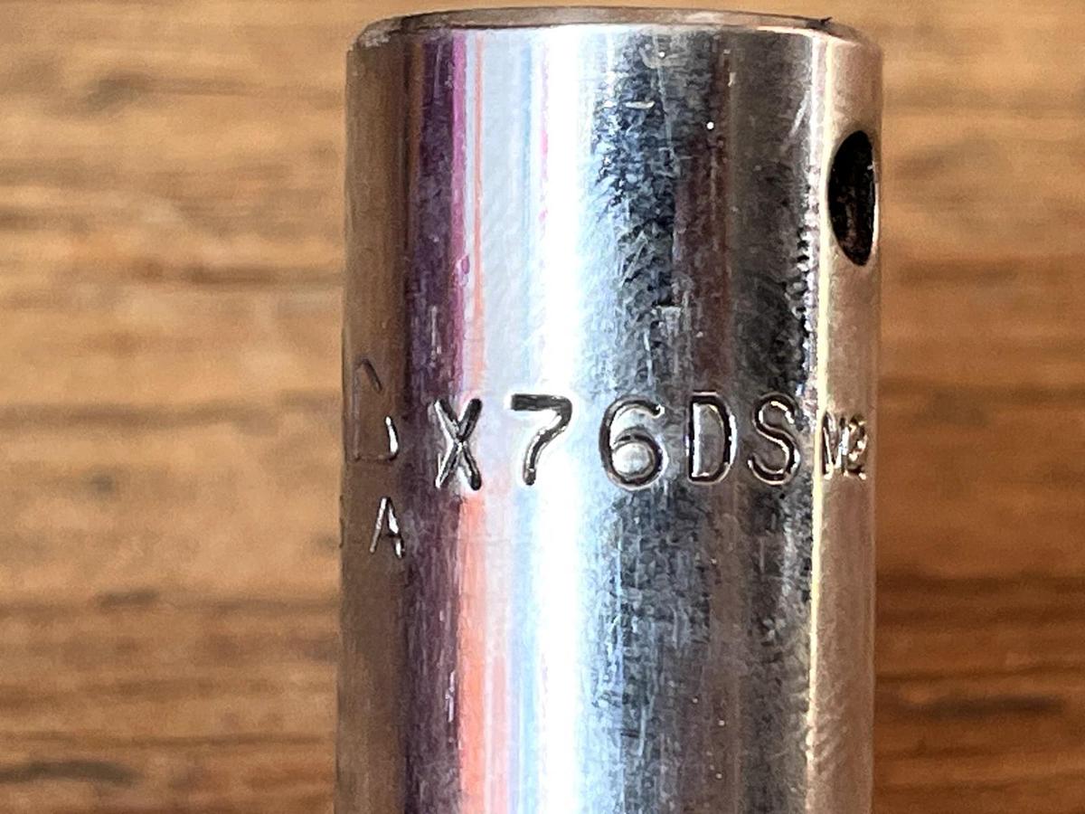 Used MAC Tools USA ~ 3/8" Drive X76DS Chrome Hex Bit Socket Driver