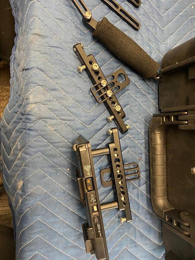 Used Wooden Camera Pass Through Top Plate RED Monitor DSMC2 Weapon Epic-W Scarlet-W