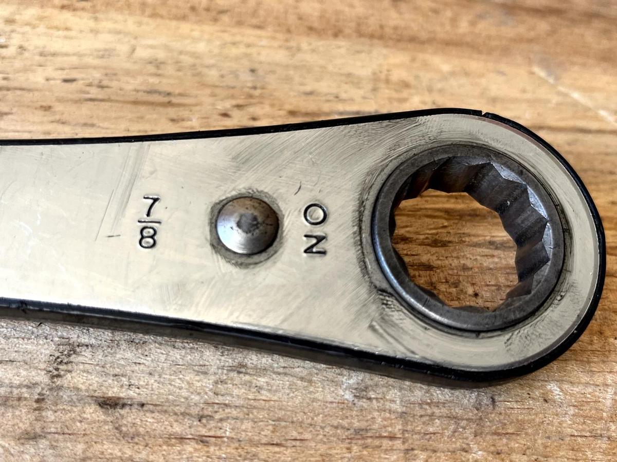 Used Craftsman 9-43685  I  USA Ratcheting Box Wrench 7/8 and 13/16 Vintage