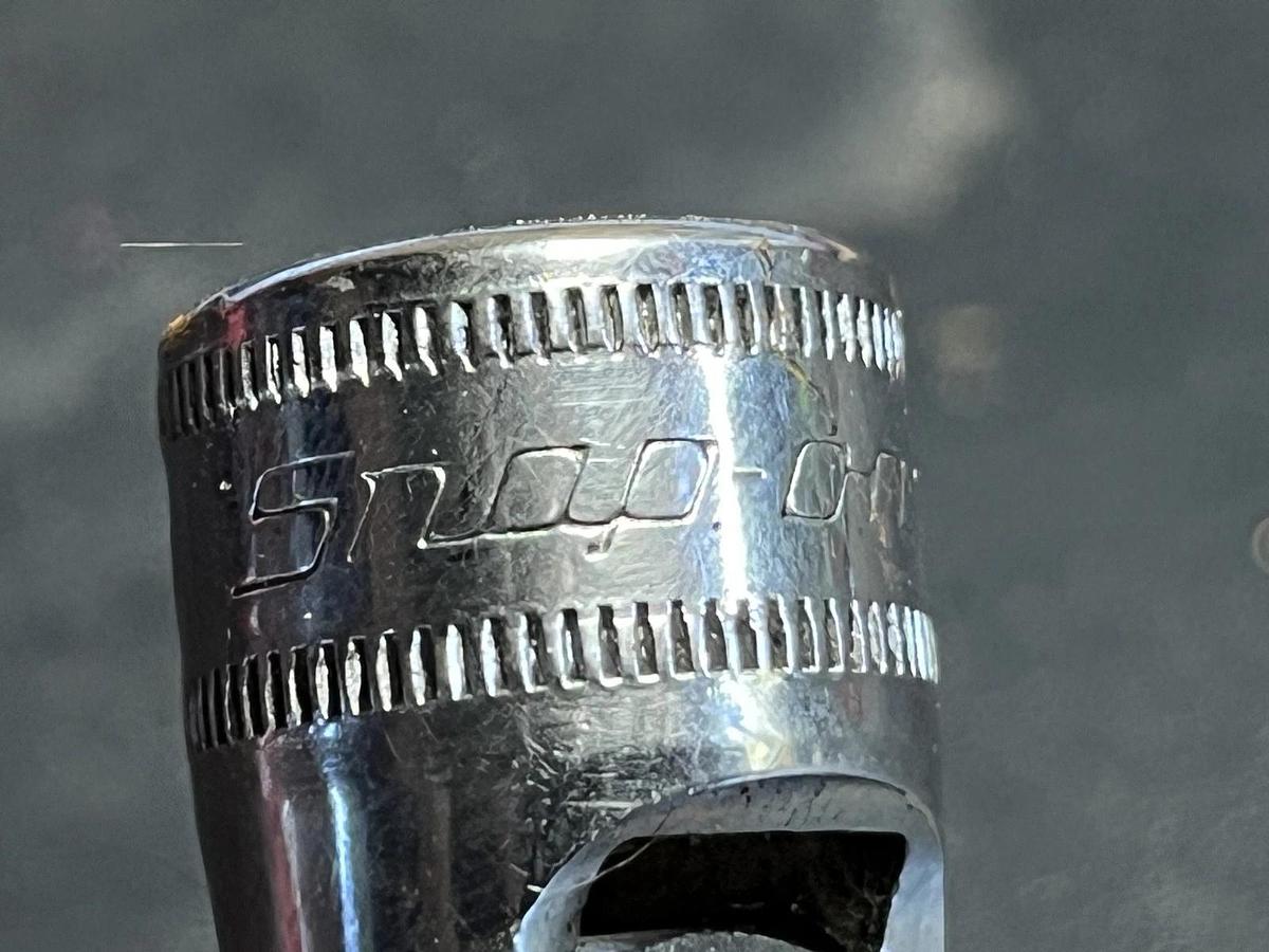 Used Snap On Tools FSUM14A 3/8” Dr 6 Pt Metric 14mm Flank Dr Shallow Universal Socket