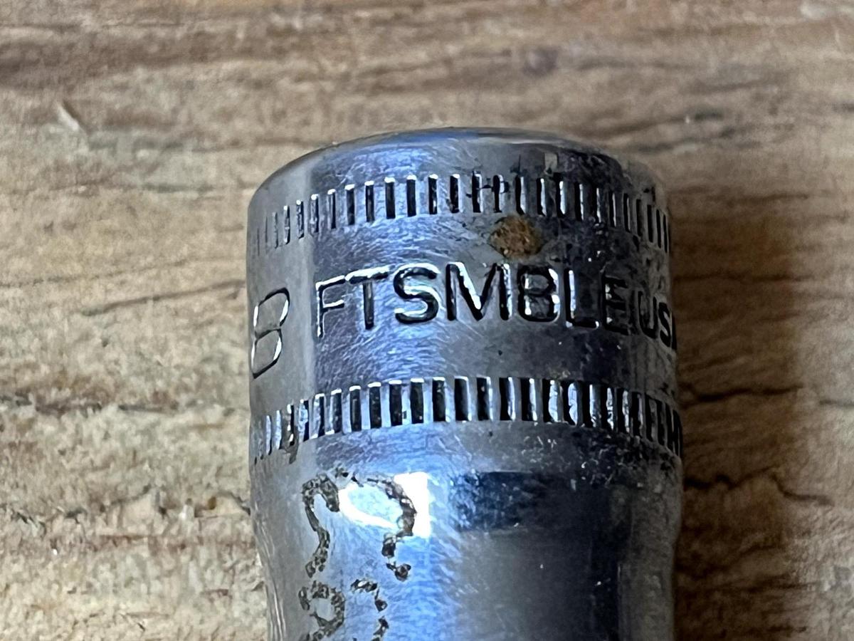 Used Snap On#FTSM8LE - 8MM Triple Square, 3/8” Dr., 3.5”LONG, Socket Driver-USA-NEW-
