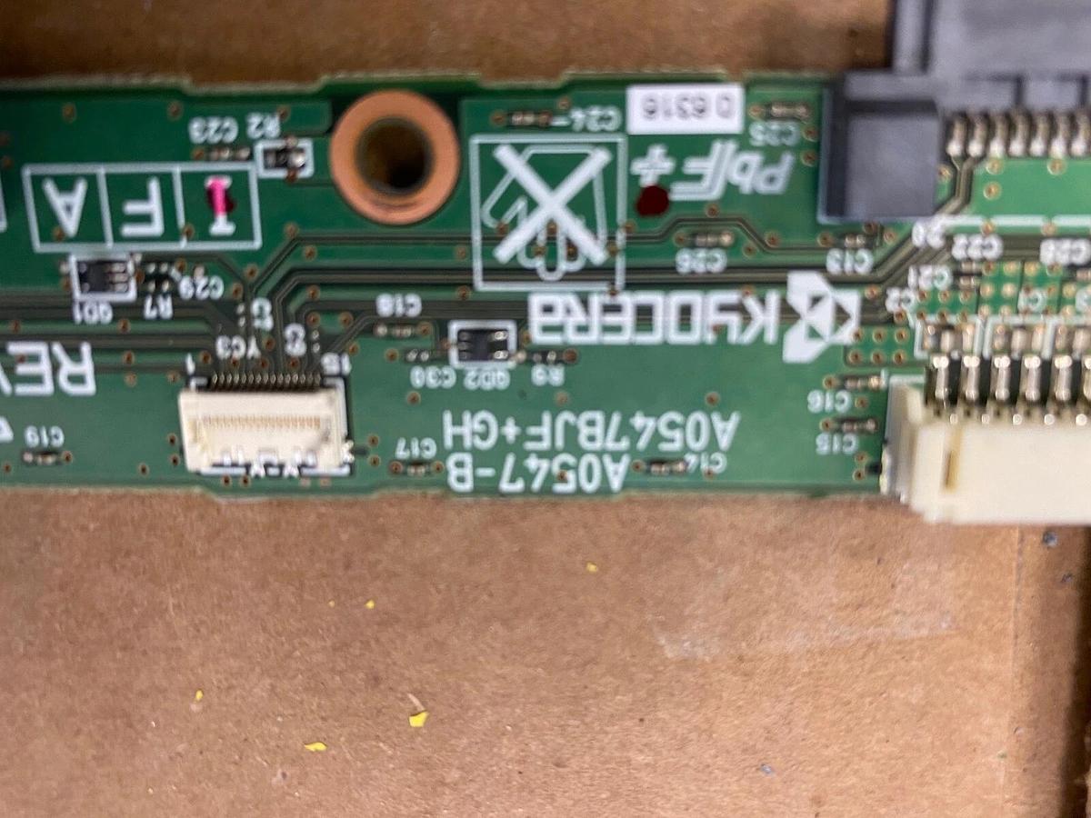 Kyocera TASKalfa 8001i Circuit Board Kyocera A0547B5F+GH; A0547-B