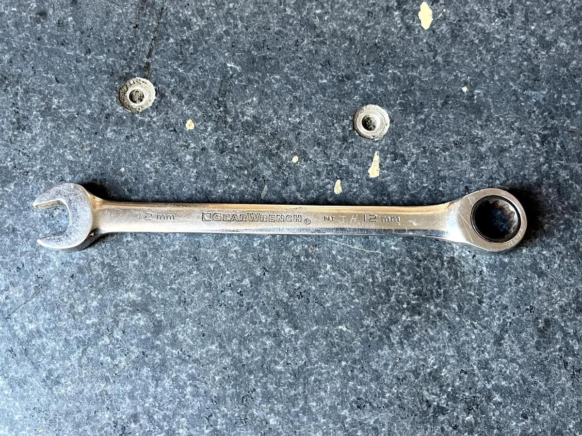 Used GEARWRENCH RATCHETING WRENCH 12 Point METRIC 12 MM