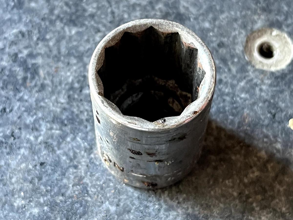 Used Craftsman 13/16" 12 Point 1/2" Drive Shallow Socket V 47511 Made In USA