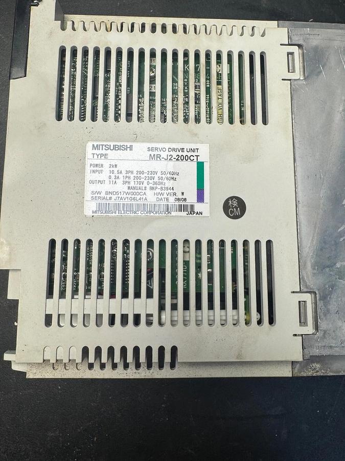 Used Used MITSUBISHI MR-J2-200CT Servo Drive