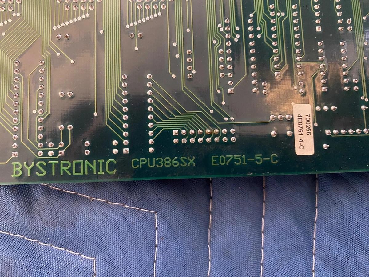 Used Bystronic CPU386SX 700256 CPU Circuit Board E0751-5-C