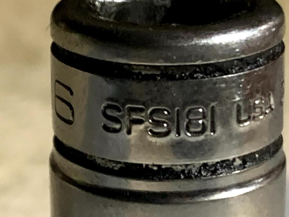 Used Snap-On 6-Point Deep Socket 3/8" Drive x 9/16" SFS181