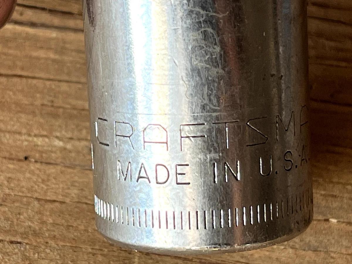 Used NEW Craftsman 18mm 1/2" Drive Metric 12 Point Socket - 44267