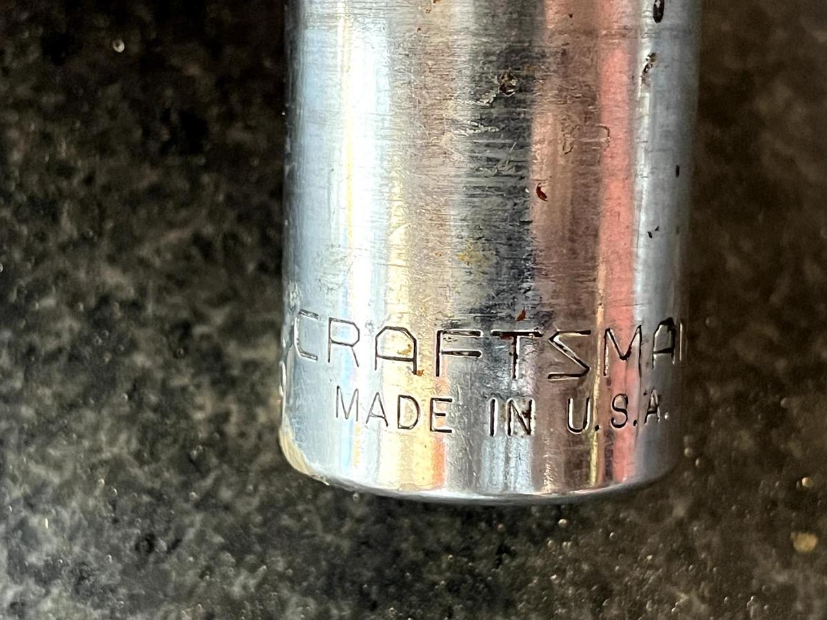 Used Craftsman 13/16" 12 Point 1/2" Drive Shallow Socket V 47511 Made In USA