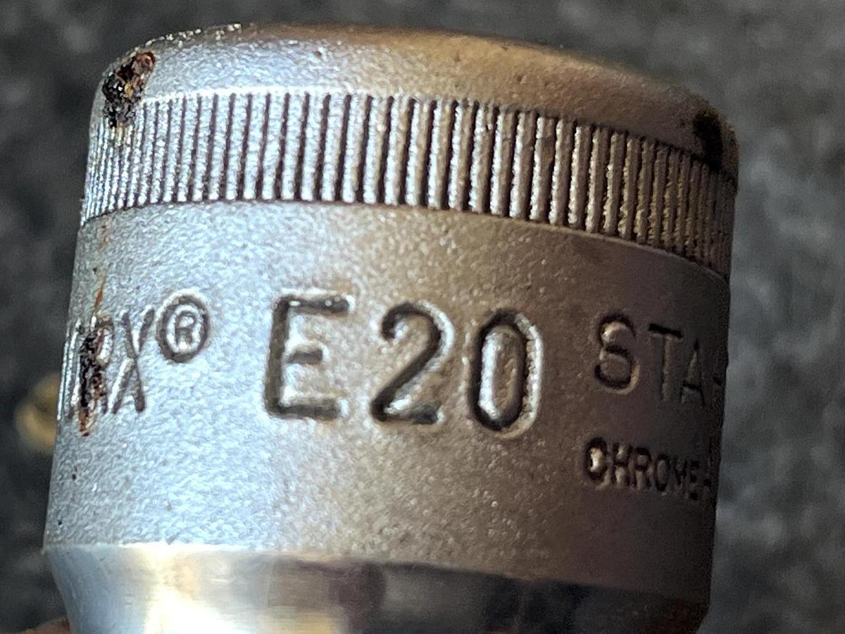Used Stahlwille   50TX  1/2" External E20 Torx Socket  Germany