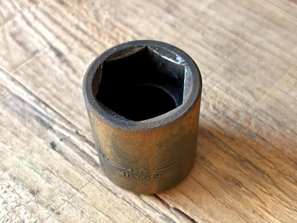 Used Vintage Craftsman EE 18752 1 in Impact Socket Short 1/2" Drive  6 point