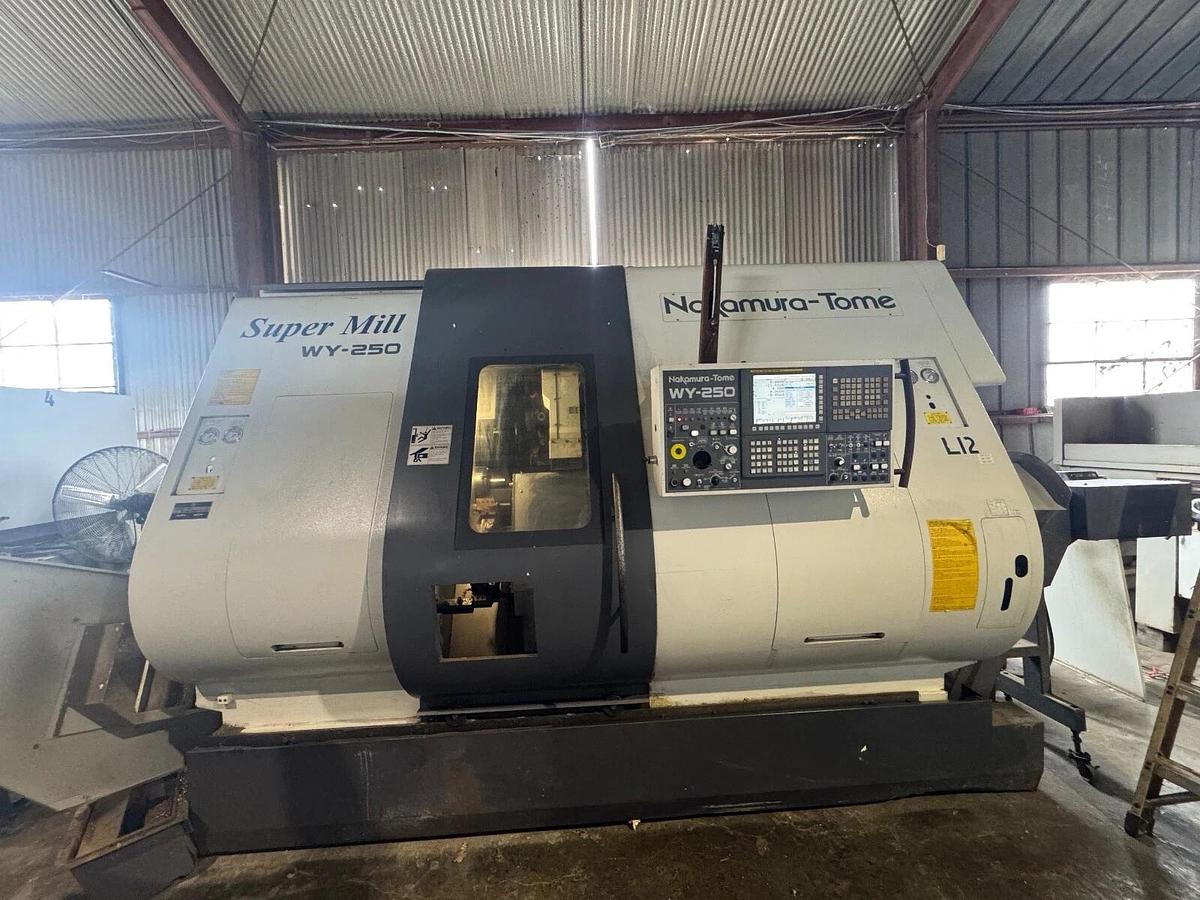 Used Nakamura-Tome Super Mill WY-250, Sub Spindle, Axis Fanuc 31i