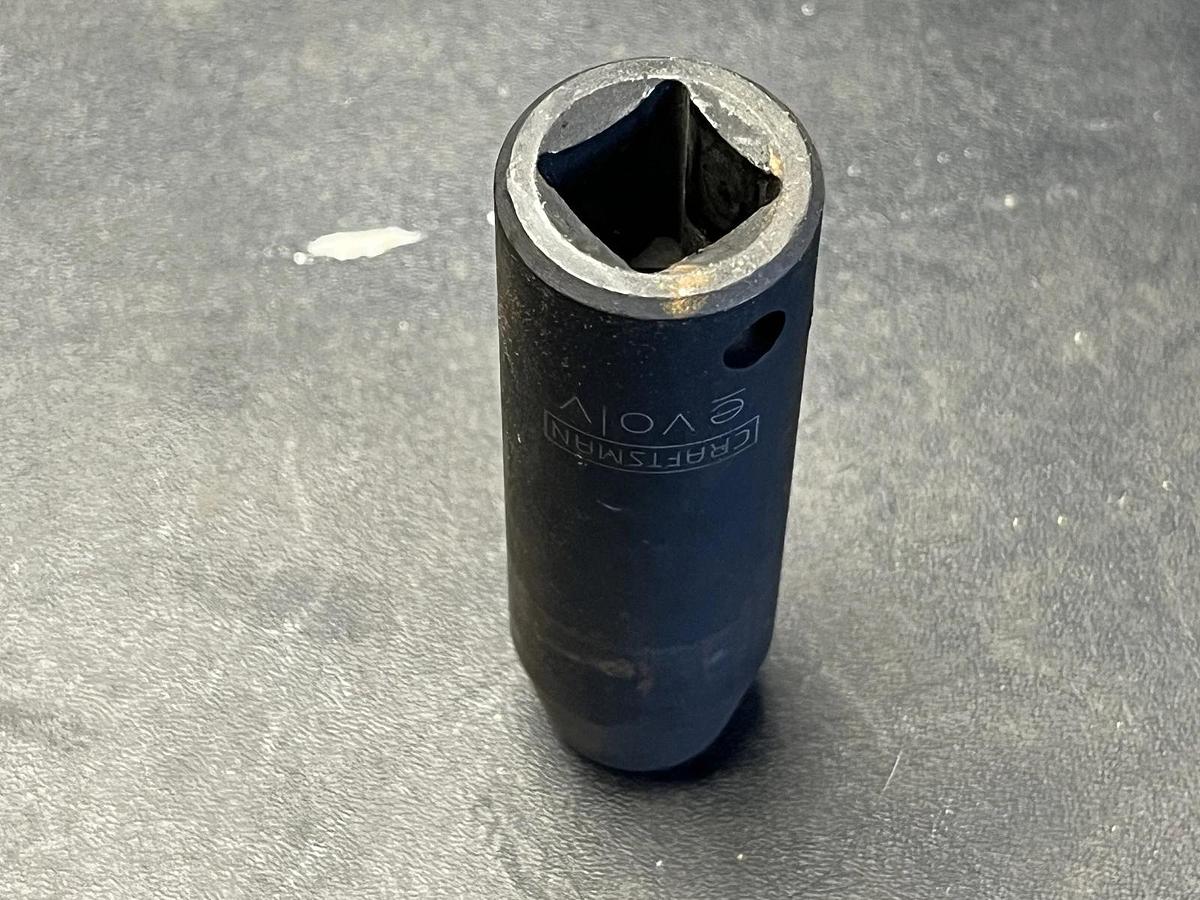 Used Craftsman 12mm 6 Point Deep Socket 1/2” Drive 31453 Evolve Series