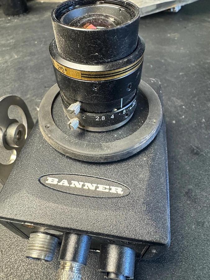 Used BANNER VE202G1A SERIES VE, Banner LEDWA62X62M, Banner LCF16LEVMP Smart Camera