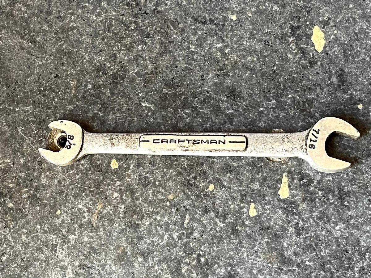 Used Vintage Craftsman 3/8 7/16  Wrench USA Excellent!