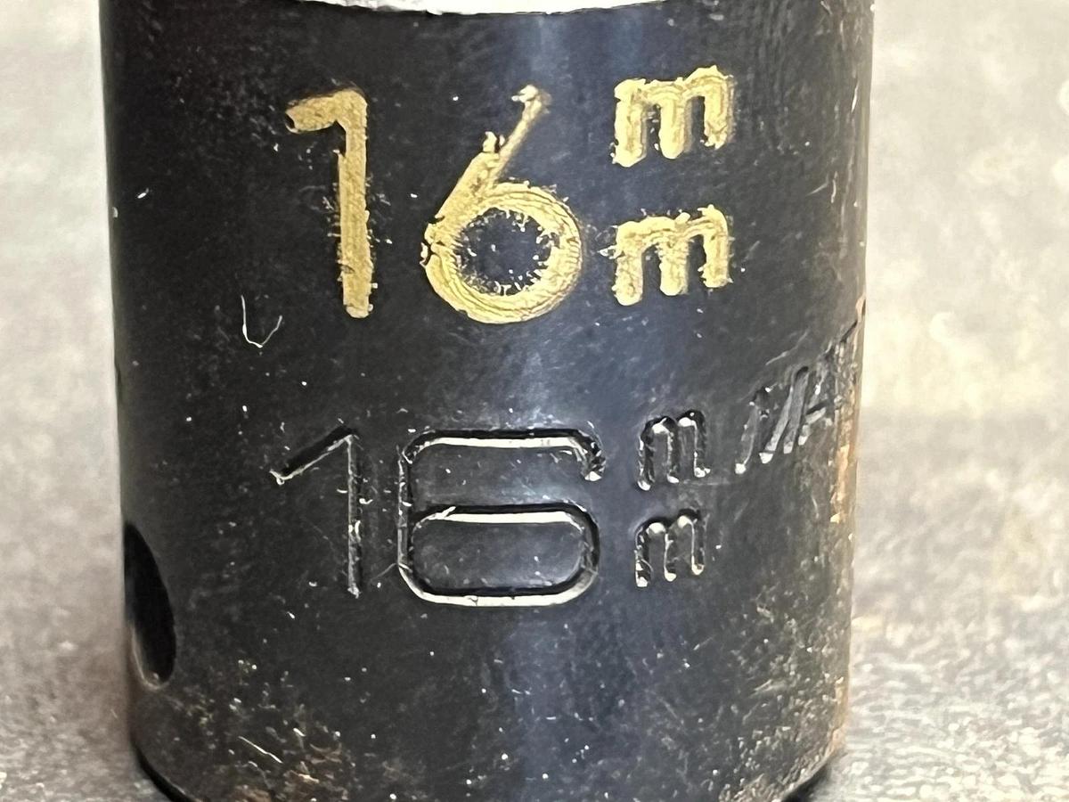 Used Matco 16 mm Socket 3/8 drive impact 6pt BP16M6A
