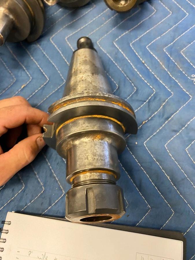 Used C50-32ER400-K CAT-50 Collet Chuck Tool Holder ER-32  Spin Tru