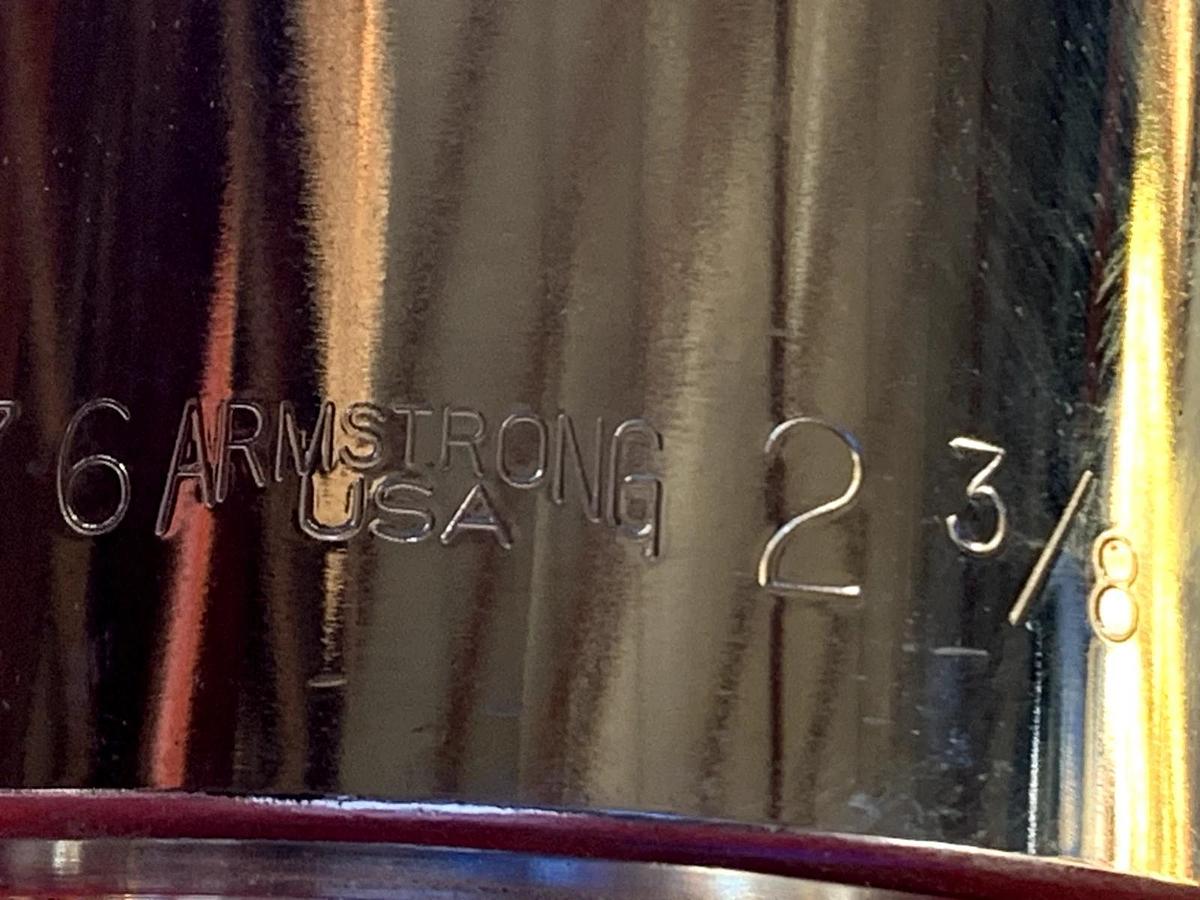 Used Armstrong 1" Drive, 2 3/16 Deep Impact Socket, 12 Points, #13-176