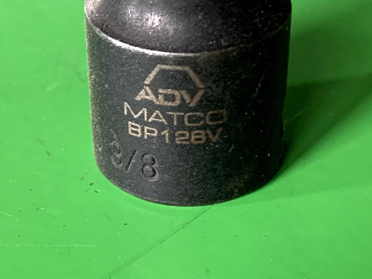 Used MATCO TOOLS ADV 3/8IN BP126V 3/8" DRIVE IMPACT SHALLOW SOCKET 6 POINT