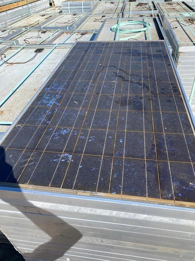 Used 12 cents/watt Mitsubishi 170W Solar Panel Model PV-MFt170EB4