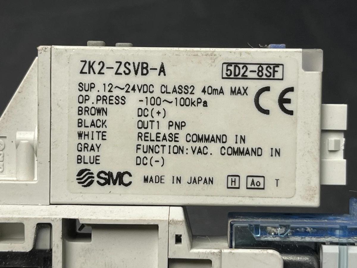 Used SMC Pressure Switch Part No. ZK2-ZSVB-A