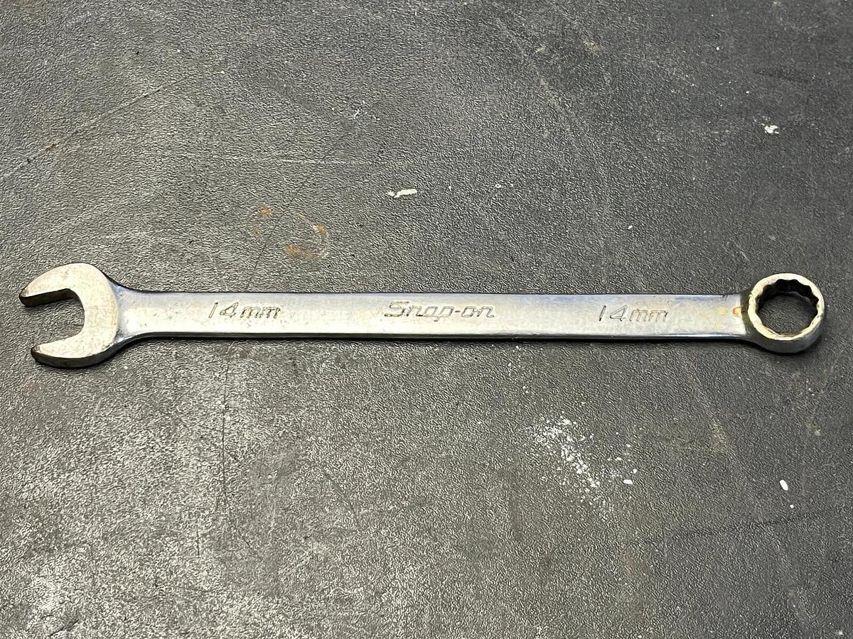 Used Snap On Tools OEXM14OB 14 MM USA Combination Wrench