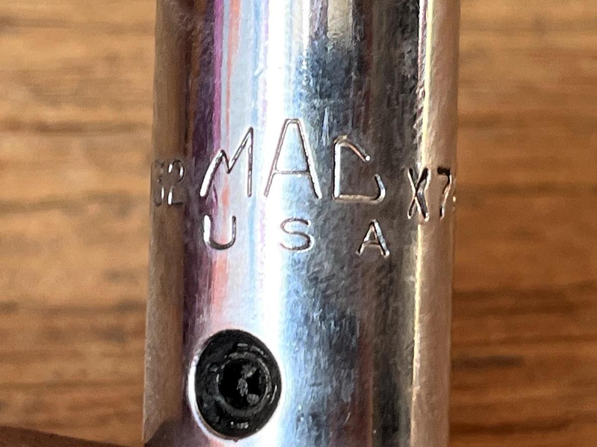 Used MAC Tools USA ~ 3/8" Drive X76DS Chrome Hex Bit Socket Driver