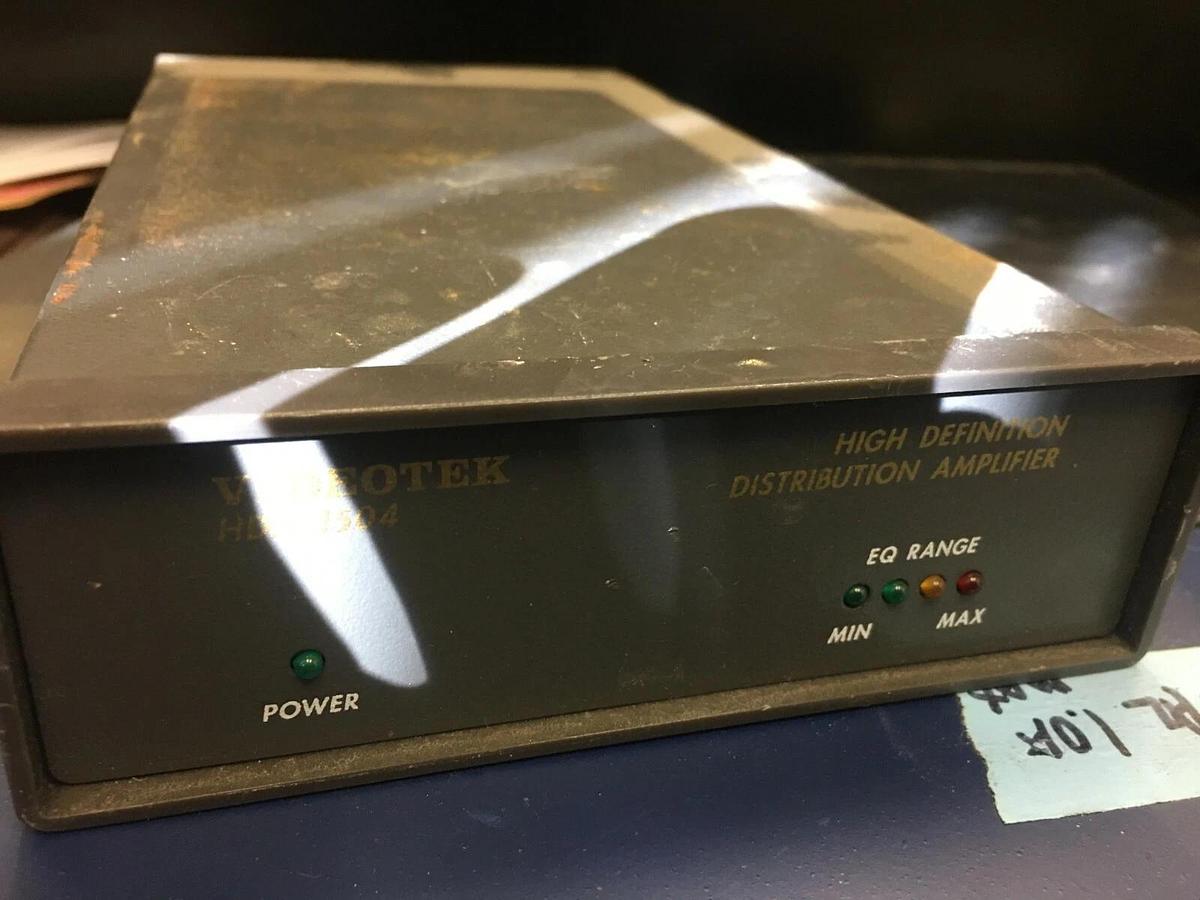 Used VIDEOTEK HDA-1504 HD-SDI DISTRIBUTION AMPLIFIER