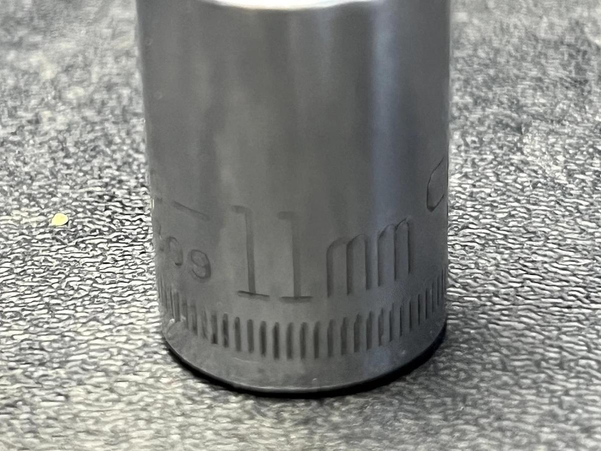 Used Craftsman USA 11mm 12 Point 3/8" Drive Shallow Socket 44309 G Series