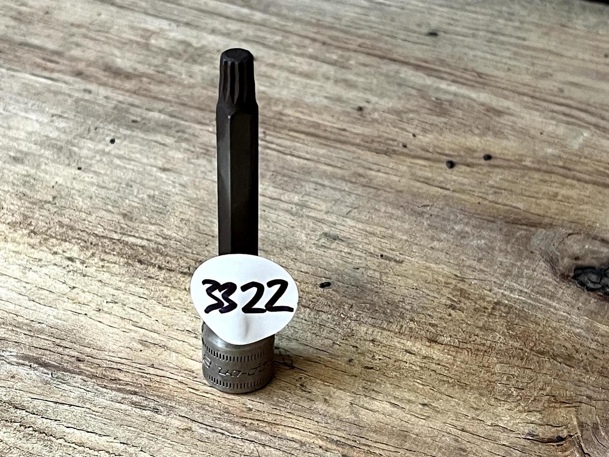 Used Snap On#FTSM8LE - 8MM Triple Square, 3/8” Dr., 3.5”LONG, Socket Driver-USA-NEW-