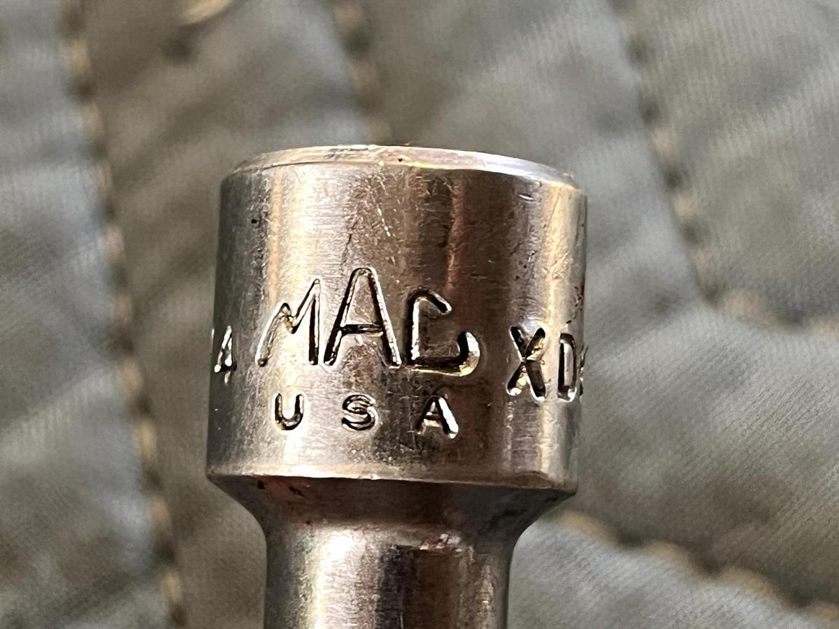 Used Mac Tools XD86 1/4" SAE 3/8"dr Deep Chrome 6pt Socket