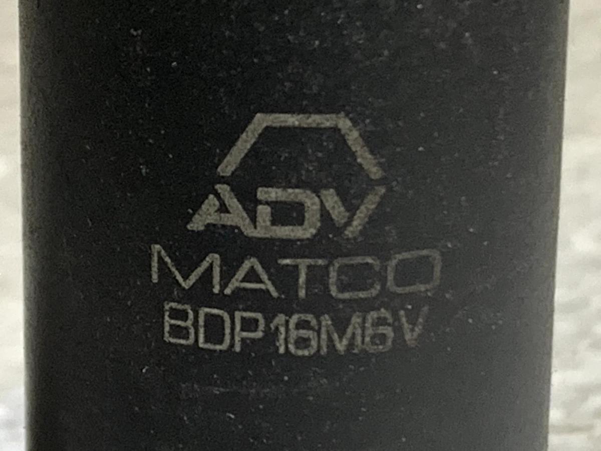 Used MATCO ADV BDP16M6V 3/8" Drive 16mm 12 Point Deep Impact Socket Metric