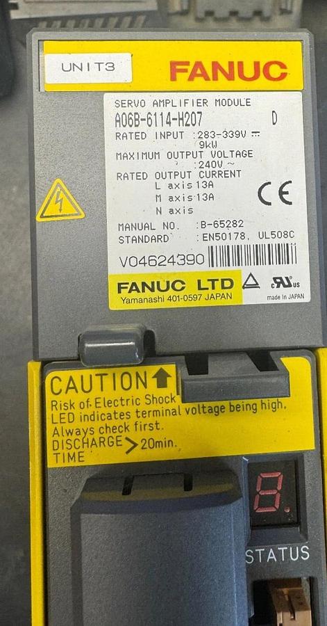 Used New FANUC A06B-6114-H207 Servo Drive A06B6114H207