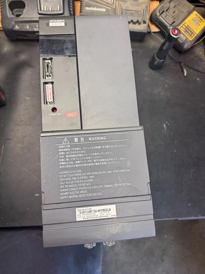 Used MITSUBISHI MDS-DH-CV-300 SPINDLE DRIVE S/N: J3A4WG6X245