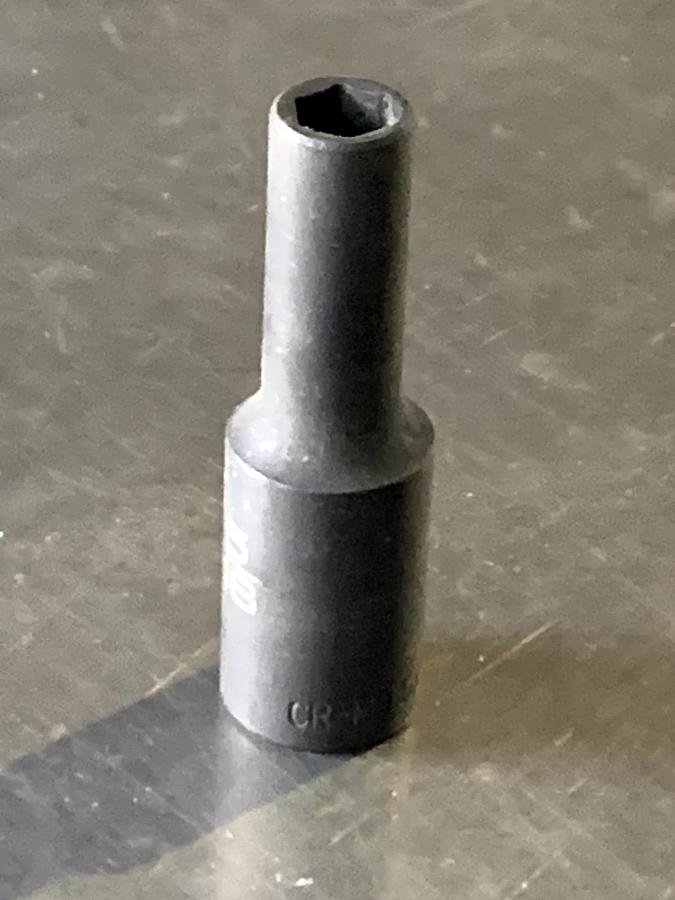 Used MATCO TOOLS "ADV" BDP106V, 3/8" DRIVE, 5/16" IMPACT SOCKET, 2.5" DEEP 6 POINT.